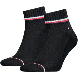 2er Pack TOMMY HILFIGER Iconic Quarter Socken Herren 200...