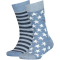 2er Pack TOMMY HILFIGER Stars and Stripes Socken Kinder 356 - jeans 23-26
