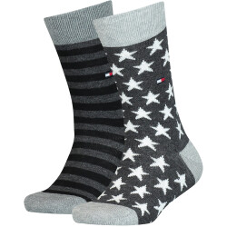 2er Pack TOMMY HILFIGER Stars and Stripes Socken Kinder...