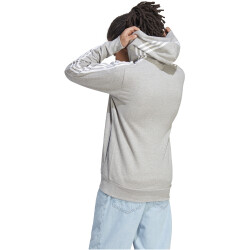 adidas Essentials French Terry 3-Streifen Hoodie Herren 000 - mgreyh/white 4XL