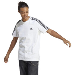adidas Essentials Freizeitshirt Herren 000 - white/black XS