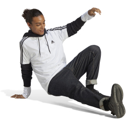 adidas Essentials Freizeitshirt Herren 000 - white/black M