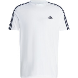 adidas Essentials Freizeitshirt Herren 000 - white/black M/T