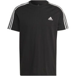 adidas Essentials Freizeitshirt Herren 000 - black/white XS