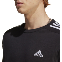 adidas Essentials Freizeitshirt Herren 000 - black/white S