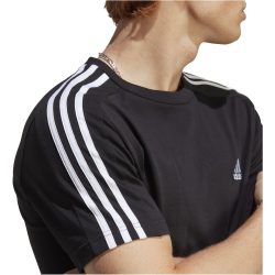 adidas Essentials Freizeitshirt Herren 000 - black/white S