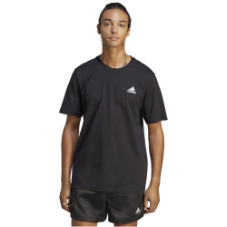adidas Essentials Single Jersey T-Shirt Herren 000 - black S