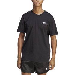 adidas Essentials Single Jersey T-Shirt Herren 000 - black S