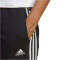 adidas Essentials Cuffed French Terry Jogginghose Damen 000 - black/white XS
