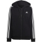 adidas Essentials 3-Streifen French Terry Kapuzenjacke Damen 000 - black/white XS