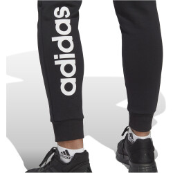 adidas Essentials Linear French Terry Trainingshose Damen 000 - black/white XL