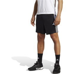 adidas Train Essentials Piqu&eacute; 3-Streifen Trainingsshorts Herren 000 - black/white S