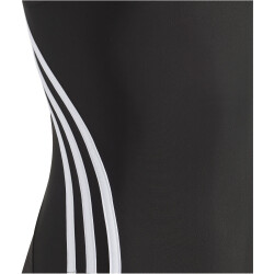 adidas 3-Streifen Badeanzug Kinder 000 - black/white 110