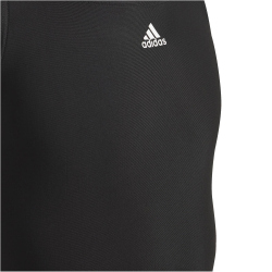 adidas 3-Streifen Badeanzug Kinder 000 - black/white 128