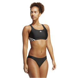 adidas 3-Streifen Bikini Damen 000 - black/white 34