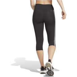 adidas Train Essentials 3-Streifen High-Waist 3/4-Leggings Damen 000 - black XXS