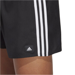 adidas 3-Streifen CLX Badeshorts Herren 000 - black/white XS
