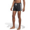 adidas 3-Streifen CLX Badeshorts Herren 000 - black/white XS