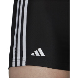 adidas Classic 3-Streifen Boxer-Badehose Herren 000 - black/white 2 (XS)