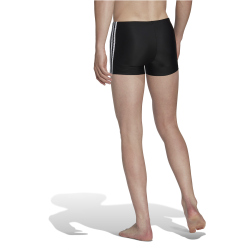 adidas Classic 3-Streifen Boxer-Badehose Herren 000 - black/white 4 (S)
