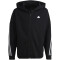 adidas Future Icons Kapuzenjacke Kinder 000 - black/white 164