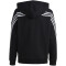 adidas Future Icons Kapuzenjacke Kinder 000 - black/white 164