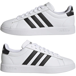 adidas Grand Court Comfort Cloudfoam Sneaker Herren ftwwht/cblack/ftwwht 47 1/3