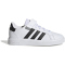 adidas Grand Court Elastic Lace and Top Strap Sneaker mit Klettverschlu&szlig; Kinder 000 - ftwwht/cblack/cblack 28