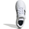 adidas Grand Court Elastic Lace and Top Strap Sneaker mit Klettverschlu&szlig; Kinder 000 - ftwwht/cblack/cblack 28