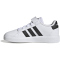 adidas Grand Court Elastic Lace and Top Strap Sneaker mit Klettverschlu&szlig; Kinder 000 - ftwwht/cblack/cblack 29