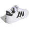 adidas Grand Court Elastic Lace and Top Strap Sneaker mit Klettverschlu&szlig; Kinder 000 - ftwwht/cblack/cblack 29