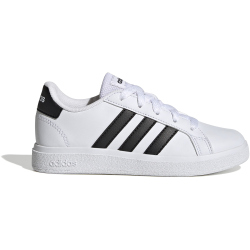adidas Grand Court Lace-Up Sneaker Kinder 000 - ftwwht/cblack/cblack 31