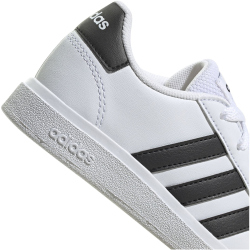 adidas Grand Court Lace-Up Sneaker Kinder 000 - ftwwht/cblack/cblack 35