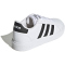 adidas Grand Court Lace-Up Sneaker Kinder 000 - ftwwht/cblack/cblack 35