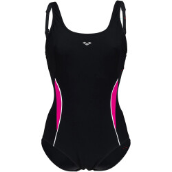 arena ALISSA Badeanzug Damen 581 - black-rose violet-wh 38