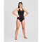 arena ALISSA Badeanzug Damen 581 - black-rose violet-wh 38