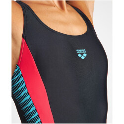 arena THREEFOLD Badeanzug Damen 548 - black-black-anguria 36