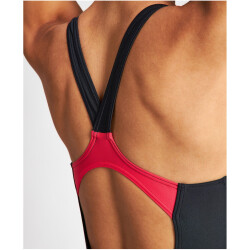 arena THREEFOLD Badeanzug Damen 548 - black-black-anguria 36
