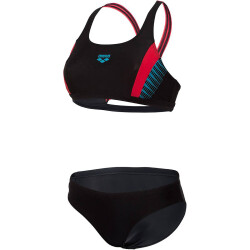 arena THREEFOLD Bikini Damen 548 - black-black-anguria 36
