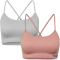 2er Pack hummel hmlJUNO Seamless Sport-BH Damen
