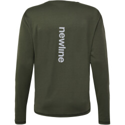 newline Beat Poly langarm Laufshirt Herren 1954 - beluga S