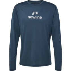 newline Beat langarm Laufshirt Herren 0577 - midnight navy S