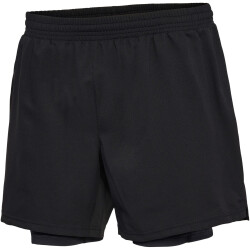 newline Dallas 2in1 Laufshorts Herren 2001 - black S