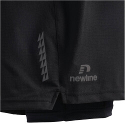newline Dallas 2in1 Laufshorts Herren 2001 - black S