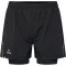 newline Pace 2in1 Laufshorts Damen 2001 - black L
