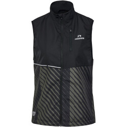 newline Pace Running Weste Damen 2257 - black beluga aop XS