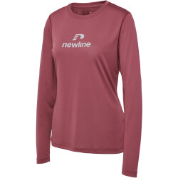 newline Beat langarm Laufshirt Damen 3055 - maroon XS