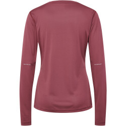 newline Beat langarm Laufshirt Damen 3055 - maroon XS