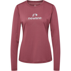 newline Beat langarm Laufshirt Damen 3055 - maroon XL
