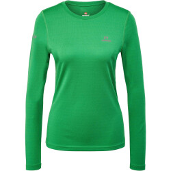 newline Memphis langarm Laufshirt Damen 6089 - medium green XS